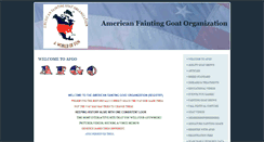 Desktop Screenshot of americanfaintinggoat.com